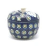 Polish Pottery Apple Baker - Peacock