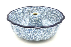 Polish Pottery Baker - Bundt Pan - Daisy Flurry