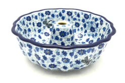 Polish Pottery Baker - Bundt Pan - Hidden Dragonfly