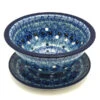 Polish Pottery Berry Bowl With Saucer - Unikat Signature - U3639
