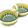 Polish Pottery Bowl - Double Serving - Daffodil