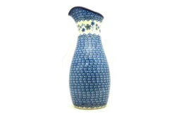 Polish Pottery Carafe - 2 1/2 Pint - Blue Horizon