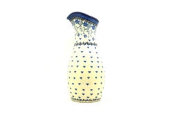 Polish Pottery Carafe - 2 1/2 Pint - Silver Lace