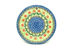 Polish Pottery Cheese Board - 7 1/4" - Maraschino