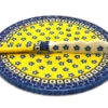 Polish Pottery Cheese Board & Spreader Set - Sunburst