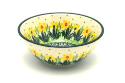 Polish Pottery Dish - Deep Food Prep - Daffodil