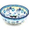 Polish Pottery Dish - Round Food Prep - Boo Boo Kitty
