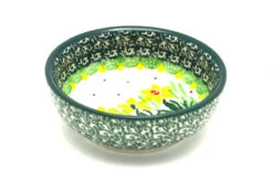 Polish Pottery Dish - Round Food Prep - Daffodil