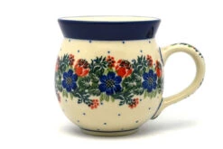 Polish Pottery Mug - 11 Oz. Bubble - Garden Party