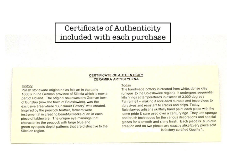 Polish Pottery Ramekin - Morning Glory - Image 4