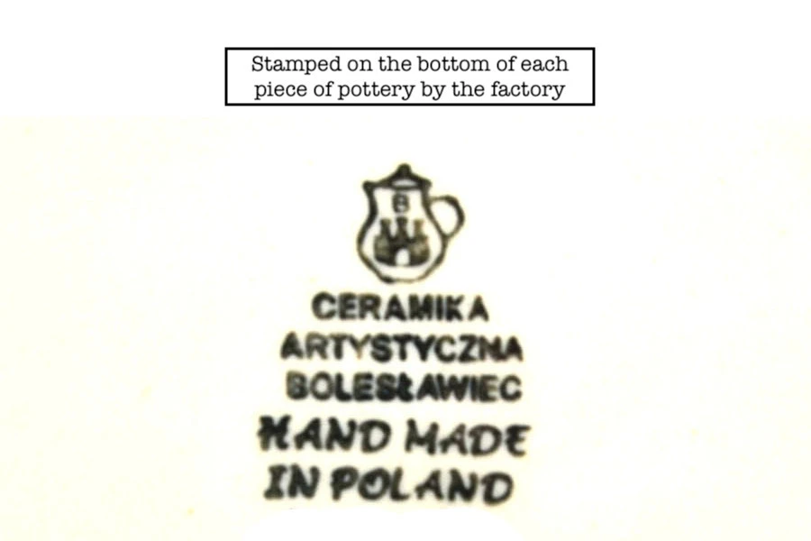 Polish Pottery Spoon Rest - Blue Bells - Image 3